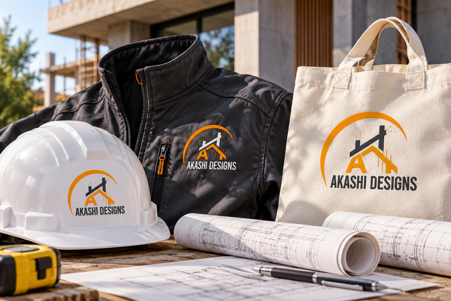 Akashi Designs site apparel and accessories
