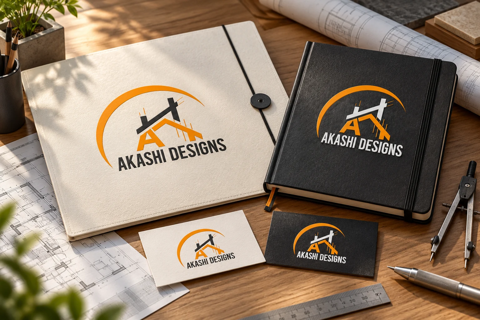 Akashi Designs project stationery