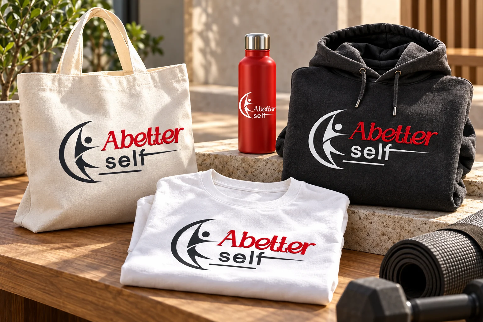 A Better Self wellness merchandise concept