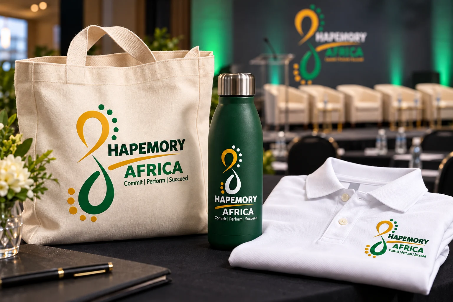 Hapemory Africa branded apparel concept