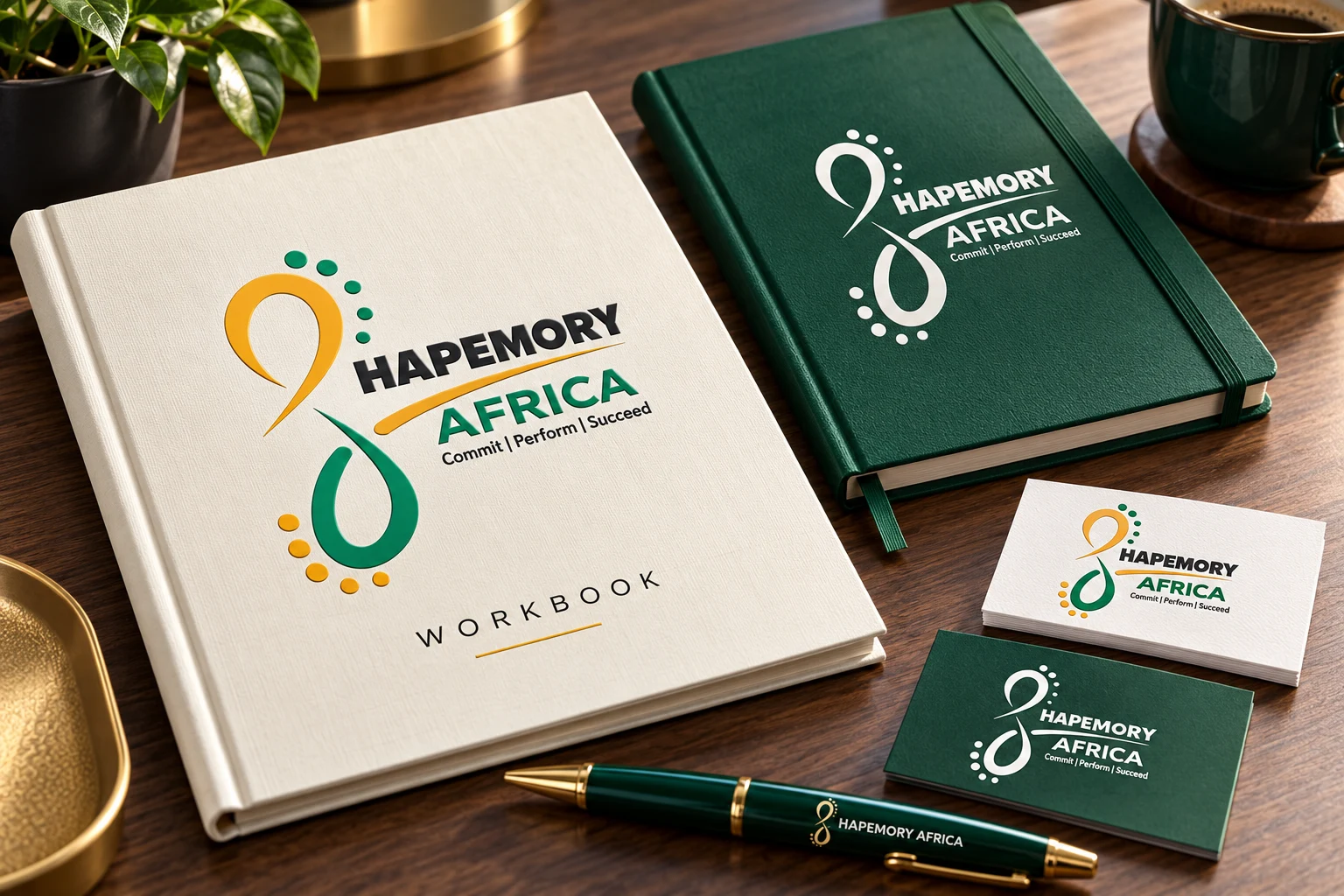 Hapemory Africa stationery and packaging concept