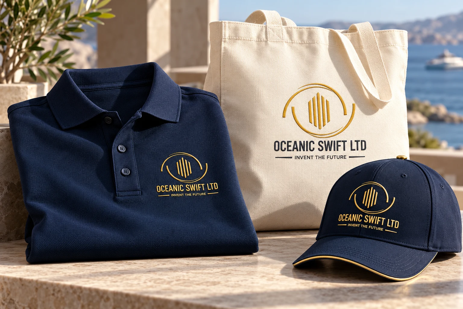 Oceanic Swift branded apparel concept