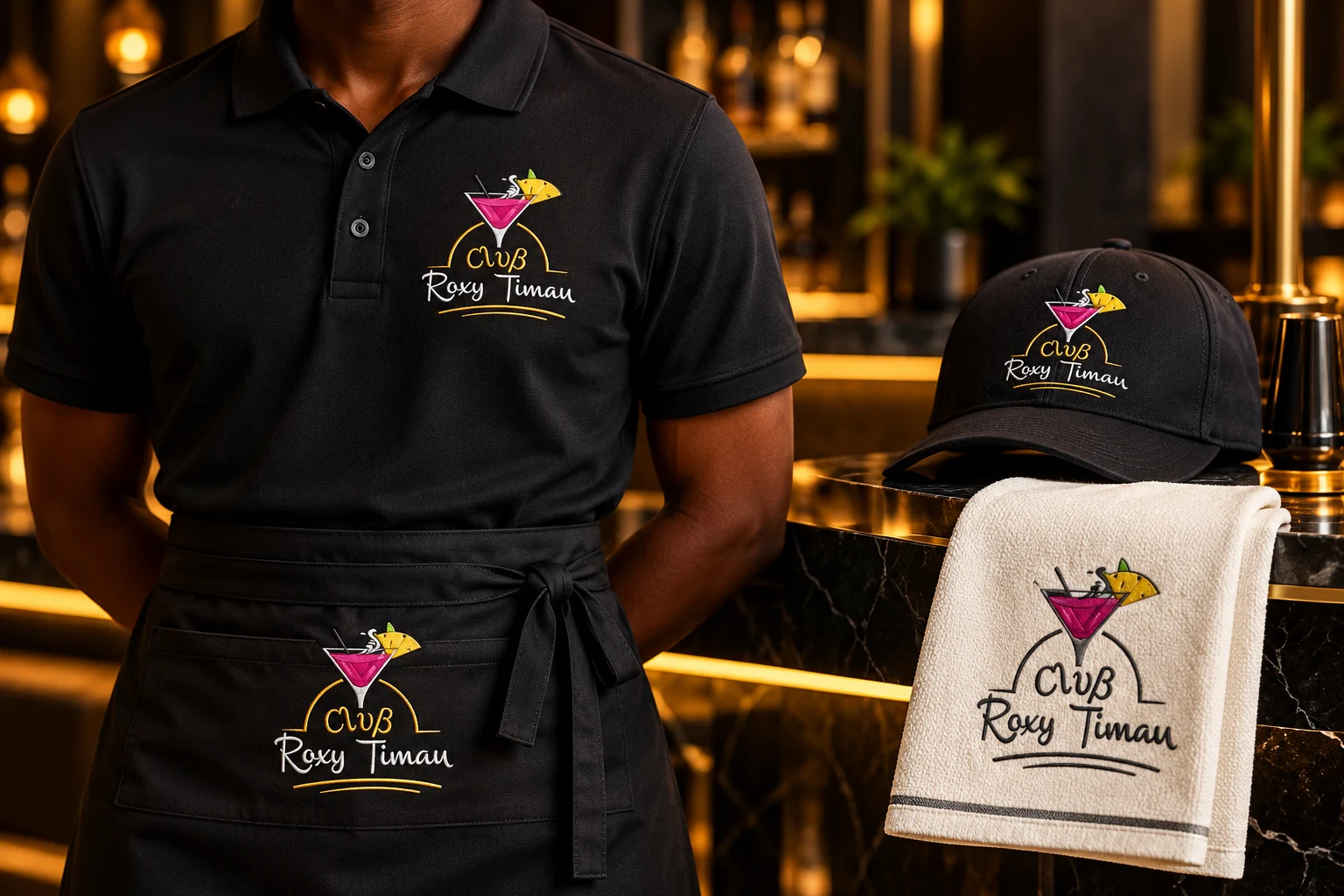 Club Roxy Timau hospitality uniforms