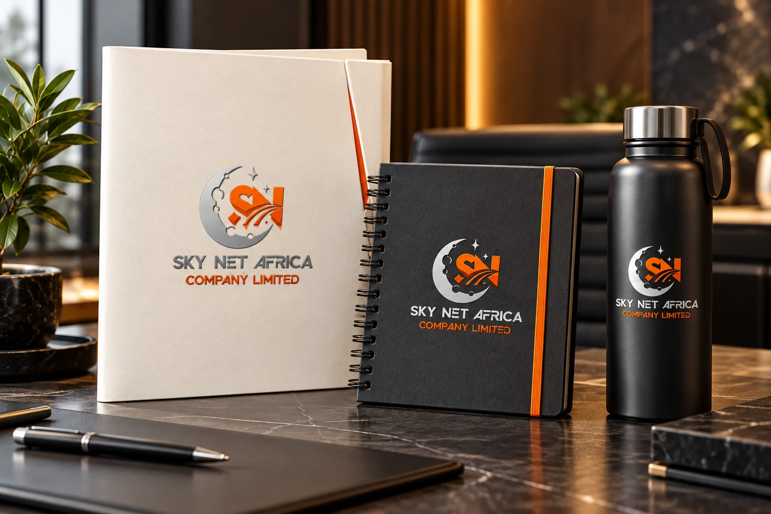 Sky Net Africa brand applications