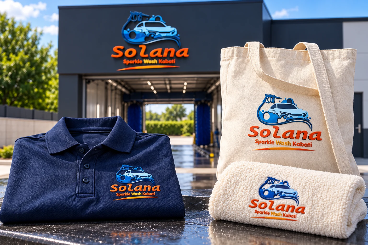 Solana Sparkle branded apparel concept